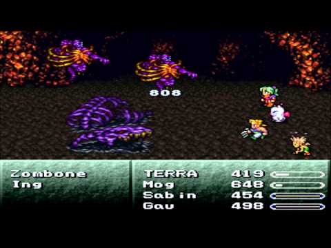 Final Fantasy VI HD Walkthrough Part 53: The Forbidden Cave Part 2