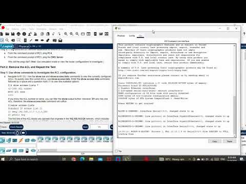 Packet Tracer - ACL Demonstration