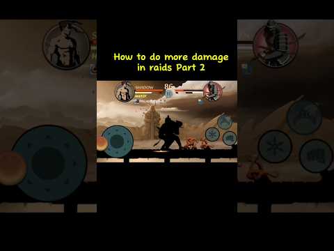 How to do more damage in raids | Part 2 | Shadow Fight 2
