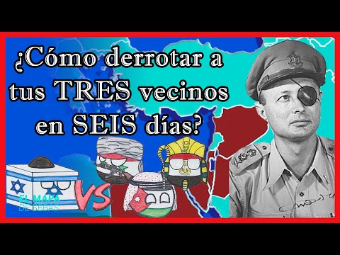 🔥La GUERRA de los SEIS días en 10 minutos 🇮🇱⚔️🇪🇬🇸🇾🇯🇴 - El Mapa de Sebas