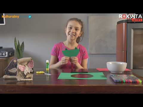 Domowy Dom Kultury z ROK Zator ŻABKA Z PAPIERU