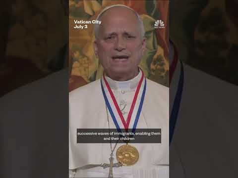 Pope Leo honored with 2026 Liberty Medal