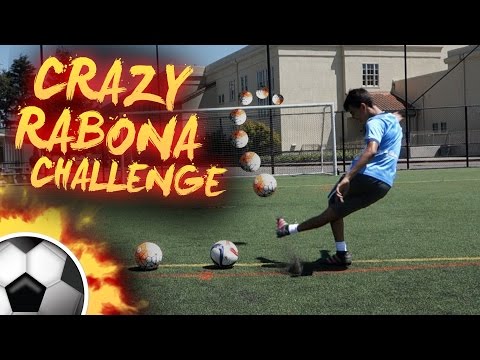 Crazy RABONA Crossbar Challenge vs QuadecaX8