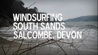 preview picture of video 'Windsurfing at Southsands Devon in -1C'