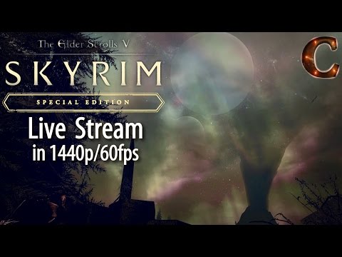 Skyrim Special Edition Live, in 1440p/60fps! More Dragonborn Main Quests, Lvl 55, Part 58 Legendary