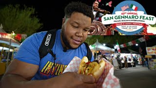 Top 3 Things I ate at The San Gennero Feast, Las Vegas!