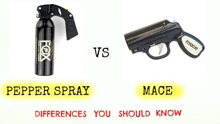 Pepper Spray vs. Mace - Important Differences
