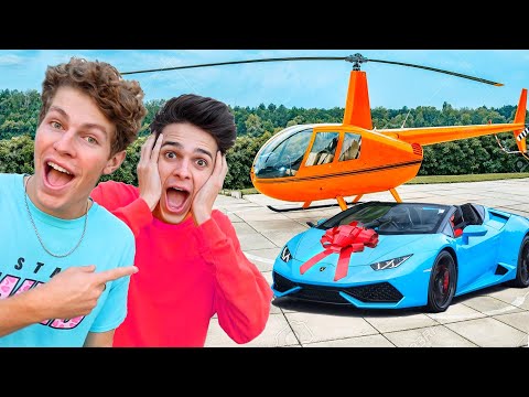 Surprising Brent Rivera With 24 gifts in 24 hours! - YouTube