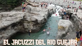 preview picture of video 'El jacuzzi del rio guejar en lejanias meta'