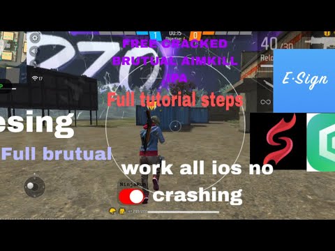 Brutual aimkill ipa & dylib for free fire ios antiban for free