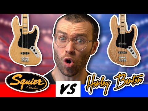 70s Jazz Bass Shootout! | Squier Classic Vibe VS Harley Benton JB-75