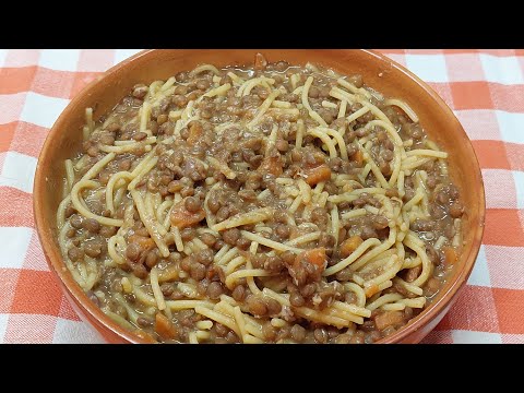 Pasta e lenticchie piatto sano e povero
