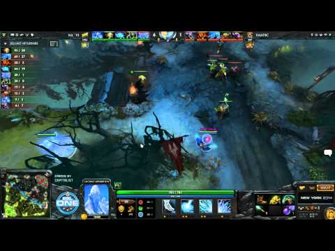 Fnatic vs Na'Vi Game 3 - ESL One New York EU Qual - @DotaCapitalist, @BulbaDota & @MiseryDota