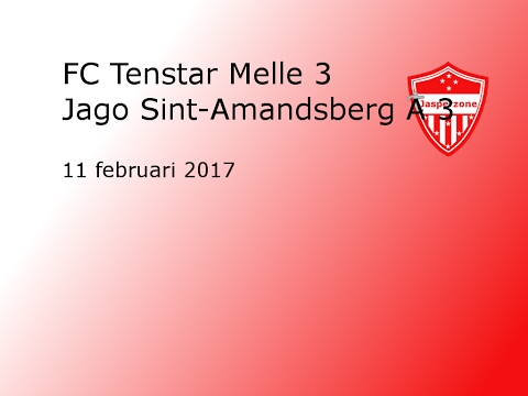 20170211 FC Tenstar Melle - JAGO Sint-Amandsberg A