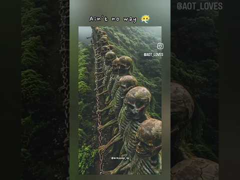 Are they ready for rumbling 😱😱..in real life..#wall Titans #erenyeager #animeedits #shorts #