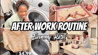 MY TYPICAL NIGHT AFTER WORK🌙 | THRIFT LAUNDRY, DINNER & KITCHEN RESET