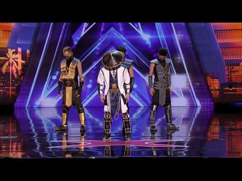 WOW! EPIC Dance Crew Delivers Mortal Kombat x Street Fighter Show - America's Got Talent 2019