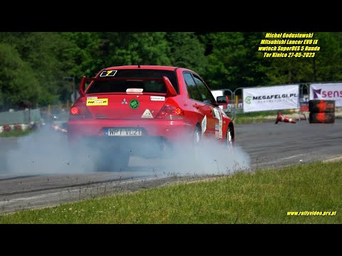 Michał Godusławski - Mitsubishi Lancer EVO IX - wwtech SuperOES 5 Runda Tor Kielce 27-05-2023