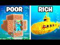 POOR vs RICH Submarine Battle in Minecraft