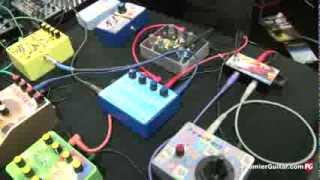 Video thumbnail for NAMM '13 - Audible Disease Thirty-Three, Schizodelay, and Infection Demos, Puchi Mixer by Premier Guitar