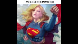 Supergirl estagiária 🙅🏼‍♀️🤷🏼‍♀️ #supergirl #superman #dccomics #ligadajustiça #memes #edit