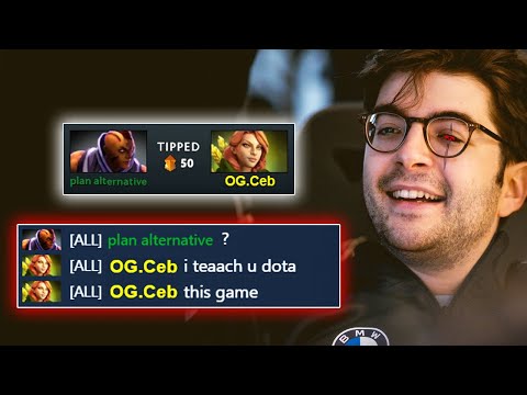 CEB is not JOKING when He says this on his WINDRANGER - "I Teach u Dota this Game" DOTA 2