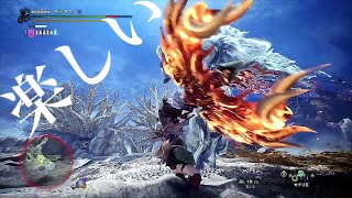 [MHW:I実況-盾斧] 各種縛りでふらっと歴戦キリン チャージアックスソロ
