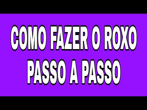 How to make PURPLE step by step