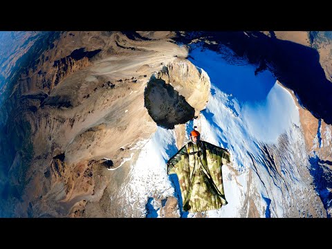 JUMPING OVER THE BIGGEST VOLCANO IN THE WORLD [4K RAW]