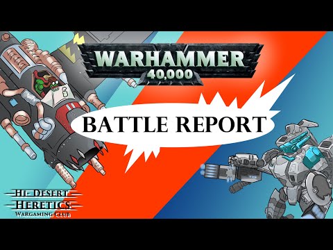 Warhammer 40k Orks vs Tau 1,850pt BATTLE REPORT- Psychic Awakening
