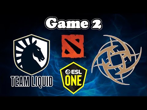 Team Liquid vs Ninjas in Pyjamas - ESL One 2020 - Game 2 - Dota 2 Games