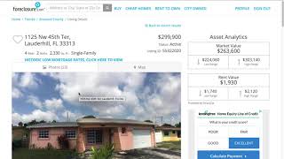 How To Find "As Is Deals" properties on foreclosure com Video