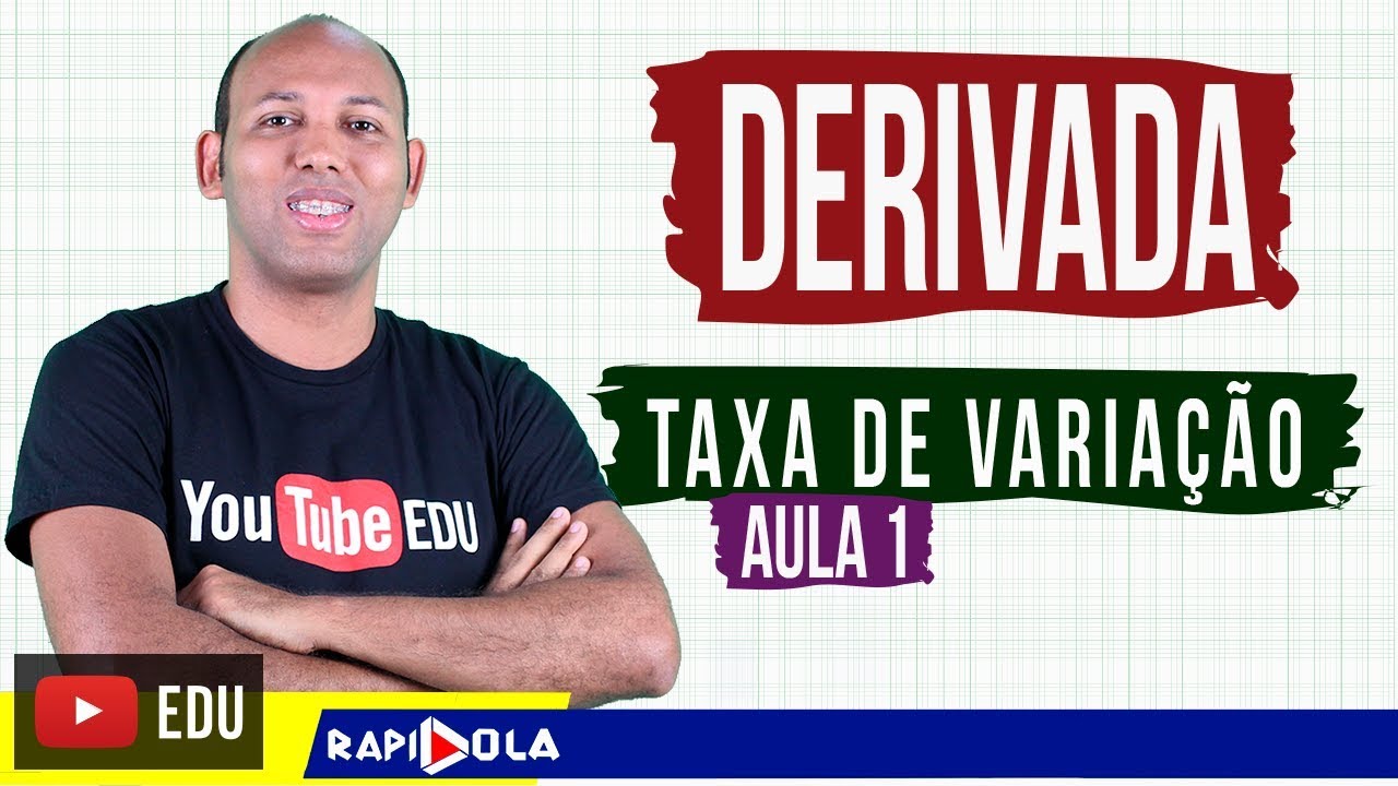 INTRODUÇÃO À TAXA DE VARIAÇÃO MÉDIA #01 | APLICAÇÃO DE DERIVADA