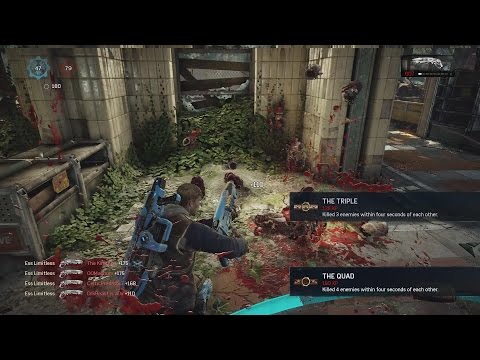 3v5 Ranked KOTH w/ GsQ Zeus! (200 Kills between us both) Gears of War 4 Multiplayer Gameplay 2016
