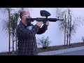 Spyder MR6 Paintball Gun Shooting
