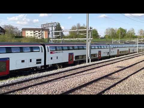 Züge in Roktreuz, IC2020 als IR 75 Konstanz-Zürich-Rotkreuz-Luzern