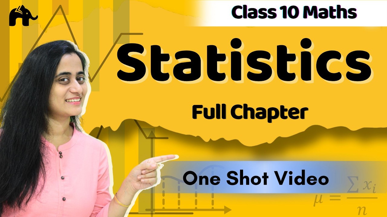 Statistics Class 10 Maths One shot | NCERT Chapter 13 | CBSE | Complete Full chapter