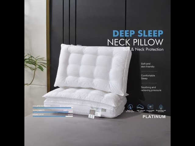 وسادة فندقية ناعمة لتقويم الرقبة في جدة بدعم سليب هاي