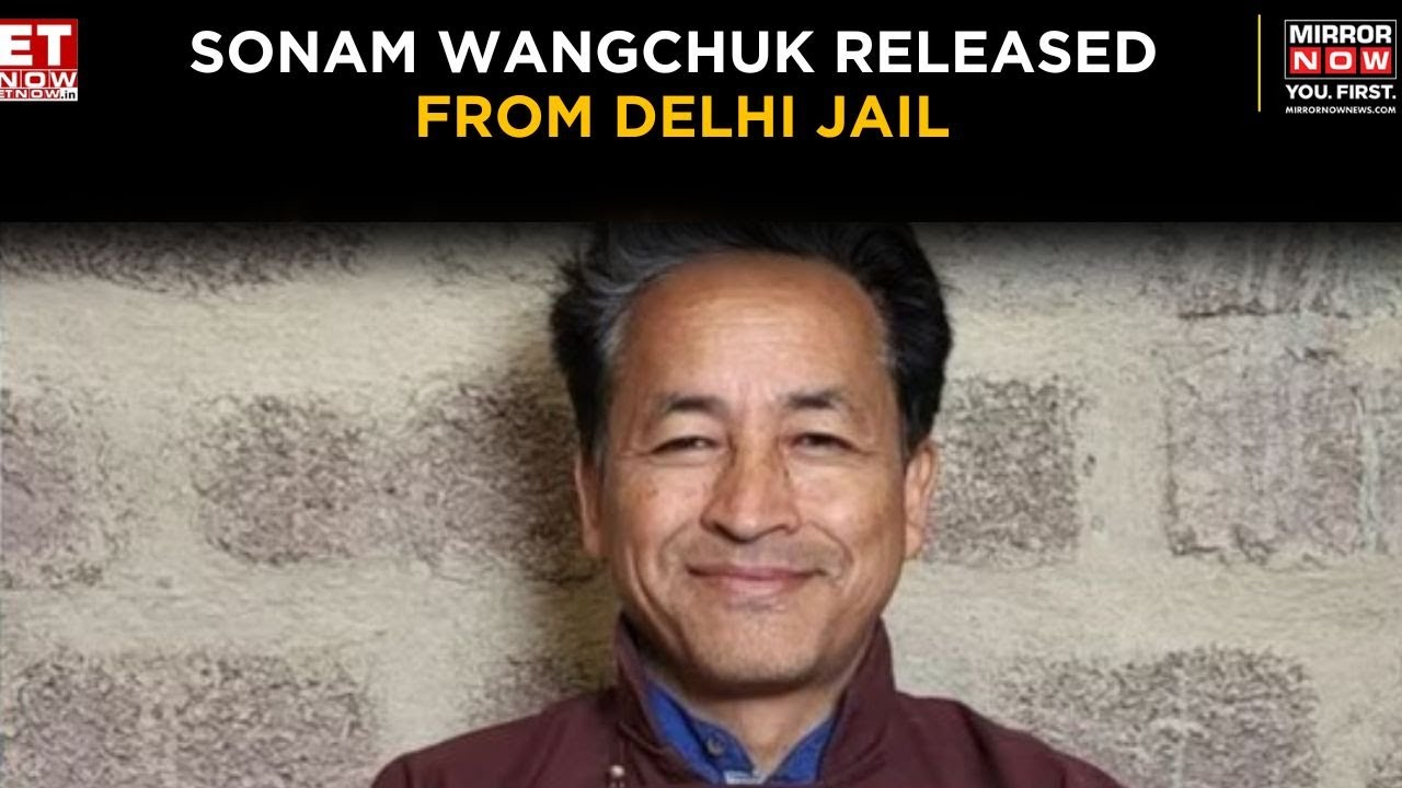 Ladakh Activist Sonam Wangchuk Released by Delhi Police, Pays Tribute at Rajghat | Breaking News