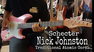 Video thumbnail for Schecter Nick Johnston Signature Traditional SSS Atomic Coral ( Sound Sample ) by irsan nursany