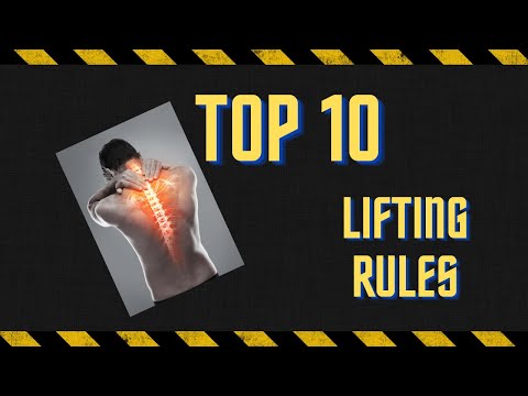 Back Safety - Top 10 Lifting Rules - Avoid Back & Spine Injuries, Safety Training Video