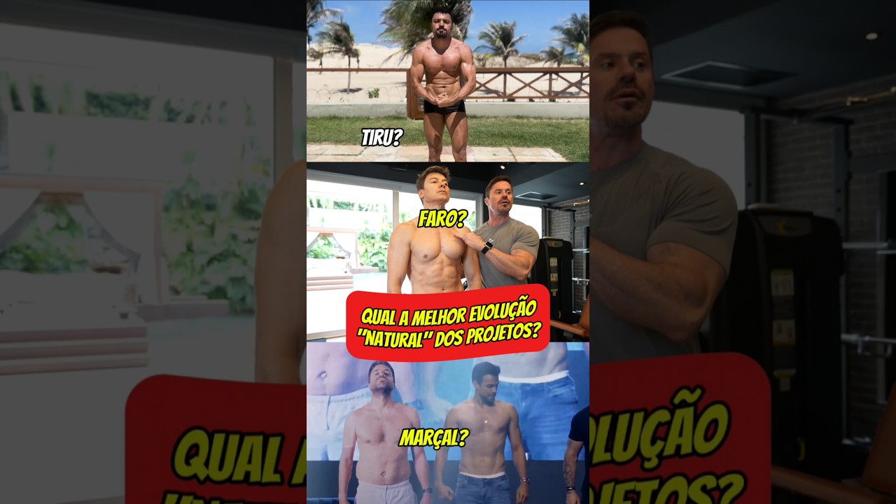 QUEM É NATURAL? #tirulipa #rodrigofaro #pablomarçal #musculação #academia #maromba