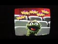 Sesame Street Telly Monster Oscar The Grouch Movie Theater Sneek Peek Previews Goodbye 1999