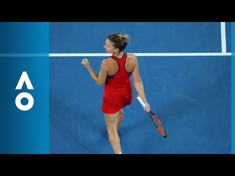 Simona Halep v Caroline Wozniacki second set highlights | Australian Open 2018