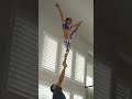 Daddy Daughter Bond Gymnastics Stunt Fatherdaughter
