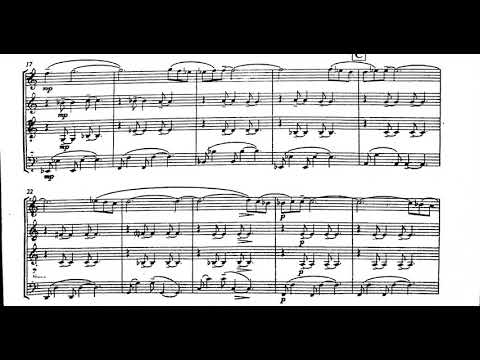 Aldemaro Romero - Saxophone Quartet (1977) [Score-Video]