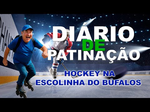 PATINANDO COM OS BÚFALOS! Hockey na Escolinha é Diversão Garantida!