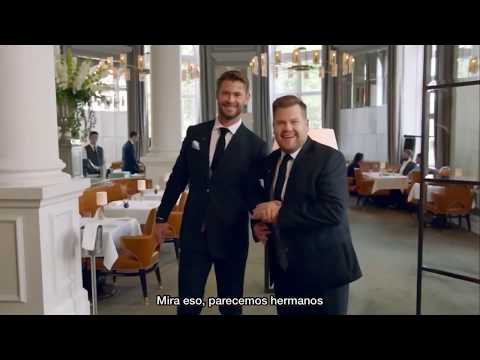 Chris Hemsworth y James Corden subtitulado al español - Parte 1