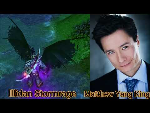 Character and Voice Actor -  Warcraft 3 Frozen Throne - Illidan Stormrage - Matthew Yang King
