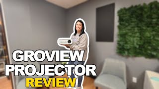 GROVIEW Projector Review 🎥 - 15000lux 1080P WiFi Bluetooth Projector with 300’’ Display & 4K Support